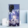 R-Rem Re Zero Anime Soft Cover for Samsung Galaxy S25 Edge S26 S24 S23 Ultra Phone Case S22 S21 Plus S20 FE Print Pattern Shell