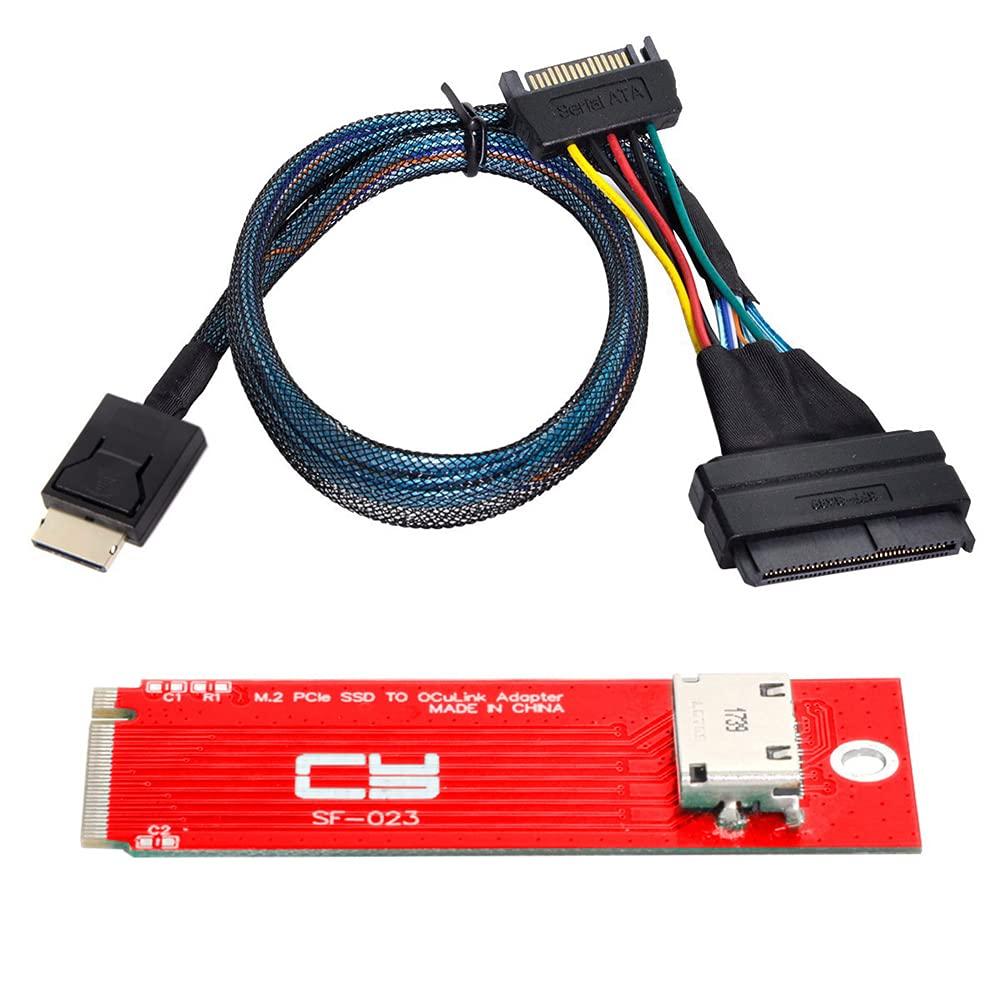 

NFHK Cable Host Adapter 70 PCI-E 3.0 M.2 M.2 M-OCULINK SFF-8612 SFF-8611