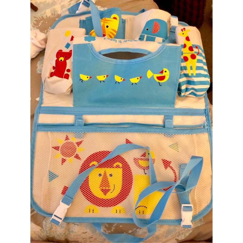 New 1PC Cartoon Car Seat Back Storage Hang Bag Organizer Product Stowing Tidying Bag