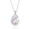 Lindon 925 Sterling Silver Classic Women Necklace Pendant Zircon Fashion Gift