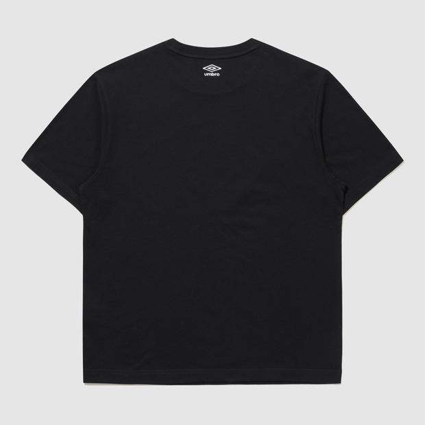 UMBRO Essentials Big Logo Short Sleeve T-Shirt Black Ur123Crs18 (Type A)