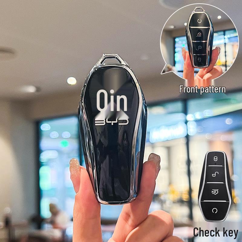 

Plusi Full Coverage Car Key Cover for BYD EV2025 DM Model