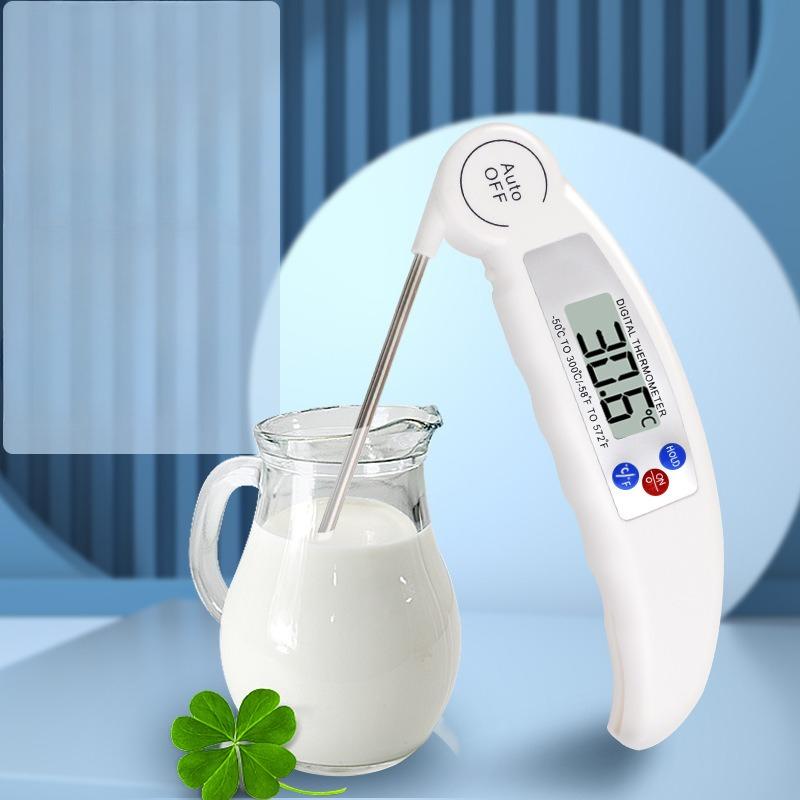 1Pc Digital Display Folding Thermometer Food Food Thermometer Kitchen Barbecue BBQ Special Thermometer, Thermometer
