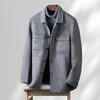FAPAI Men's Merino & Alpaca Wool Blend Jacket Coat