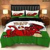 Y Ddraig Goch Pattern Bedding uilt Set uilt Cover Pillowcase Home Decoration Birthday Gift (1 * duvet cover + 2 * pillowcase without core)
