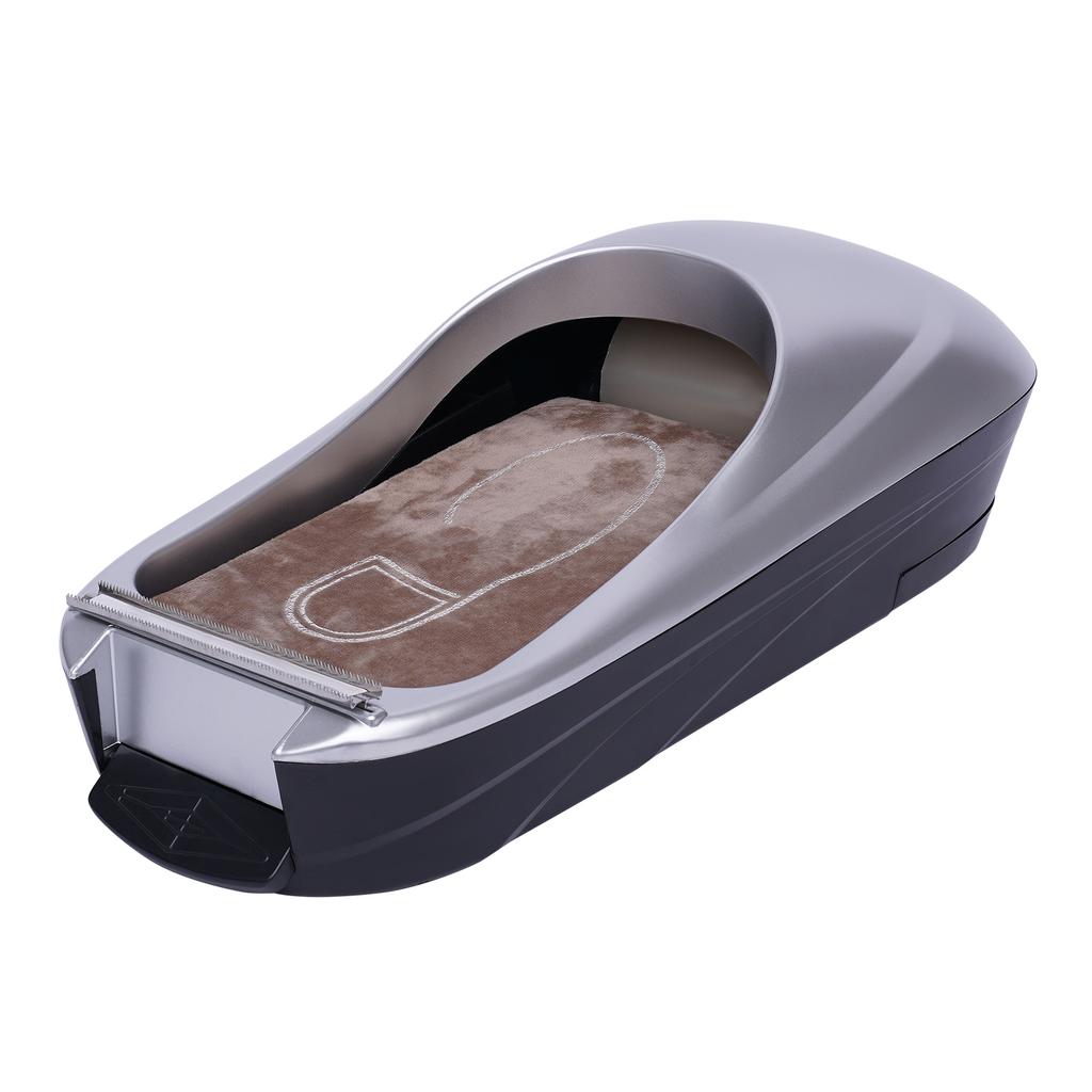 Kit Shoe Cover Dispenser + 1 Roll of Shoe Film Floor Guard Starter Automatic