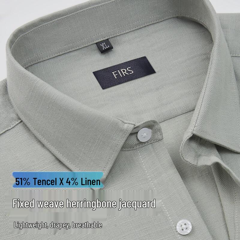 FIRS Men s Short Sleeve Business Casual Shirt M