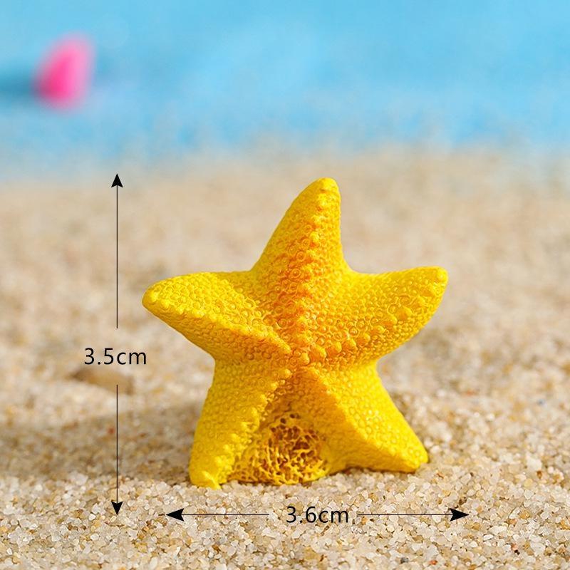 2pcs Seashore Series Mediterranean Style Ornaments Surfboard Seashells Seabirds Miniature Garden Microlandscape Home Decoration