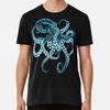 Deep-sea Blue Kraken Octopus In Combat stancT-Shirt S-5XL Best T-Shirt