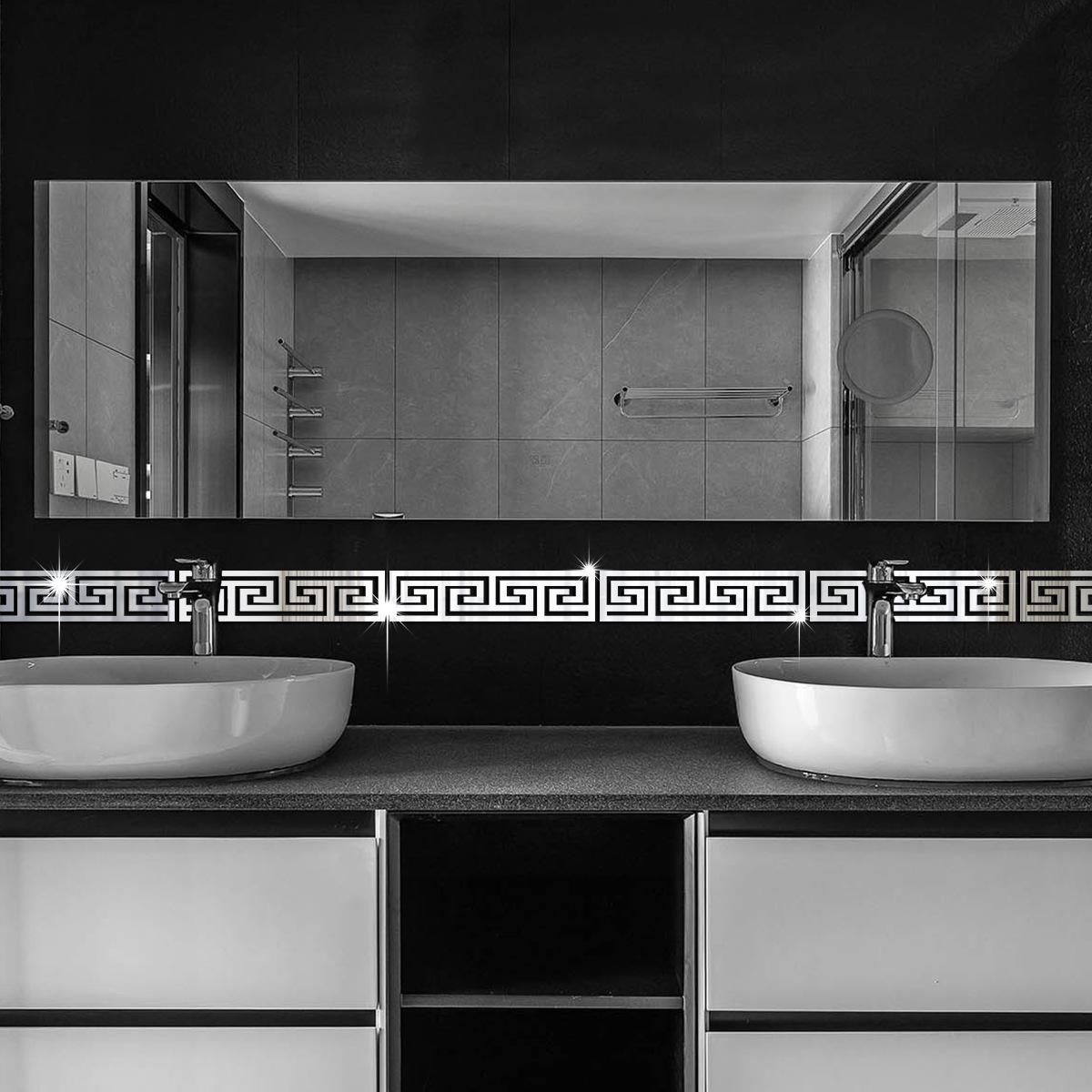 

12 штук 1 мм акрилових тривимірних порожнистих наклейок на стіну Декоративні наклейки на стіну 12PCS