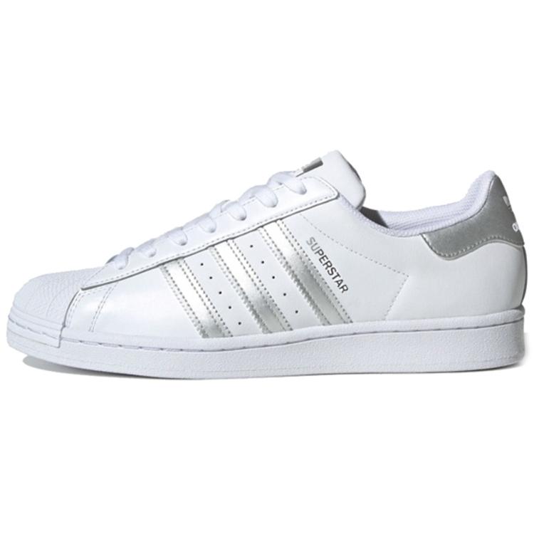 adidas Superstar 'White Silver Metallic' (Unisex) Cloud White / Silver Metallic / Cloud White Skateboard Shoes FX2329