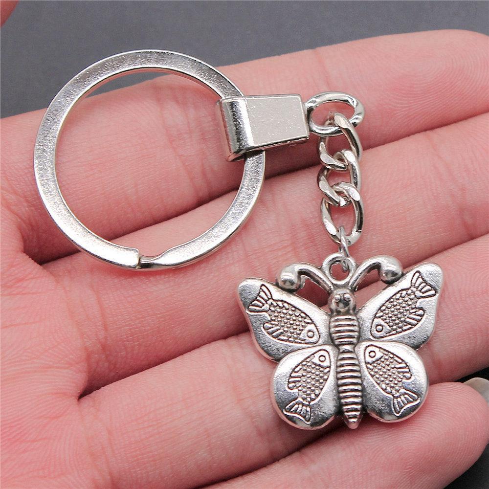 30mm Keychains Butterfly Bird Kids' Jewelry Materials QY010