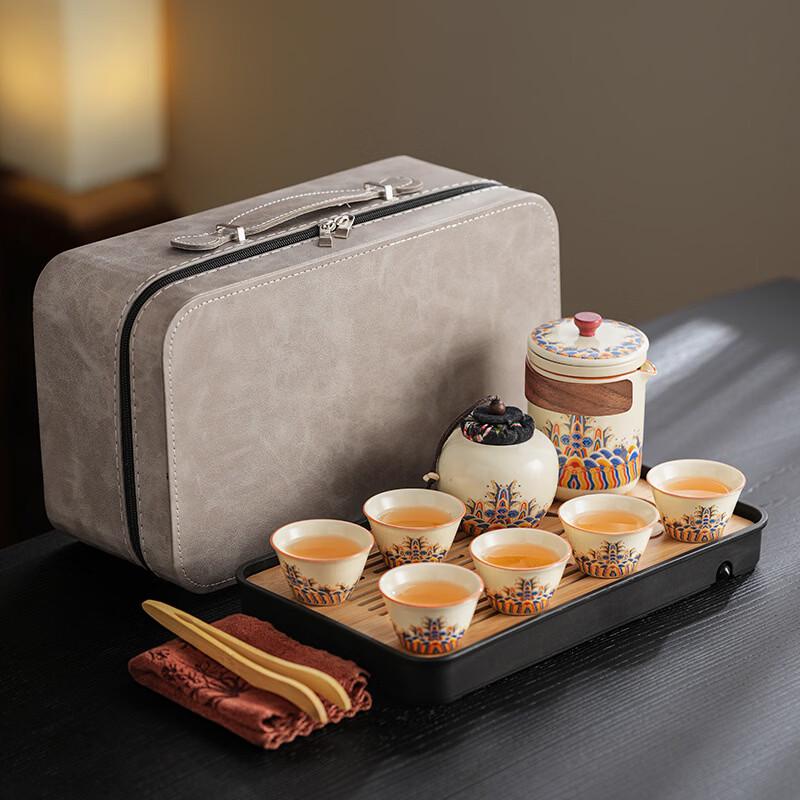 Nordic Style Ru Kiln Ceramic Tea Set