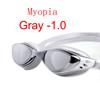 Adult Myopia Swimming Goggles Professional Pool Glasses Anti-fog Large Field of Vision Kids Optical Waterproof Eyewear Diopter
