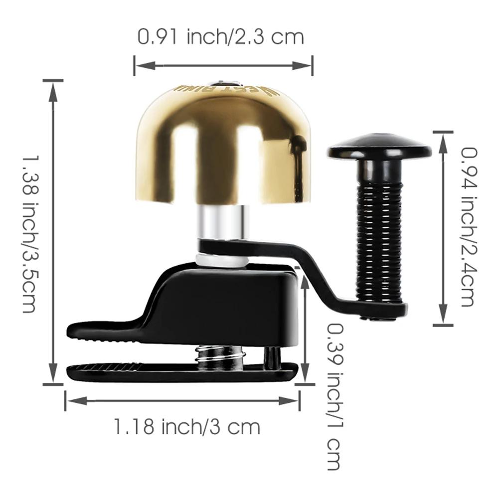WEST BIKING Small Bicycle Bell MTB Mountain Road Bike Horn Sound Alarm Motor Riding Safety Ring Siren Cycling Accessories