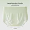 Women's Ice Silk Seamless Mid-High Waist Briefs