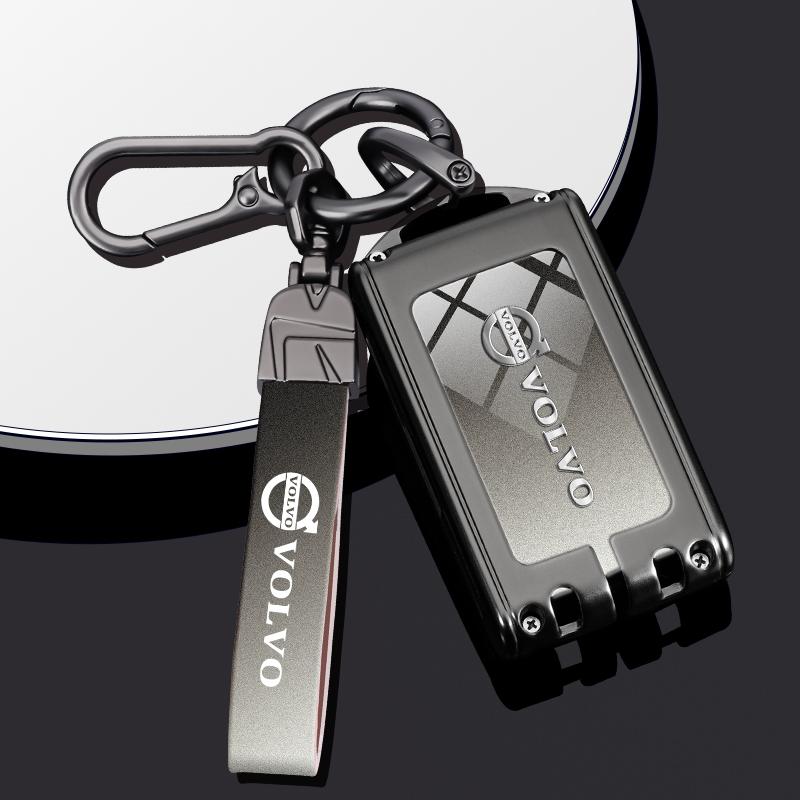 Zinc Alloy Car Key Case Full Cover Shell Fob For Volvo S60 S90 XC40 XC60 XC90 V60 V90 Polestar 1 Polestar 2 Keychain Accessories