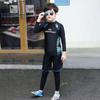 Girls' Long Sleeve Split Diving Swimsuit Set