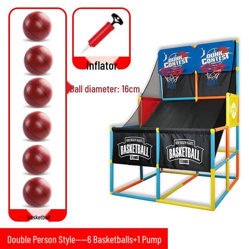 Large Deluxe Kids Double Basketball Shooting Game