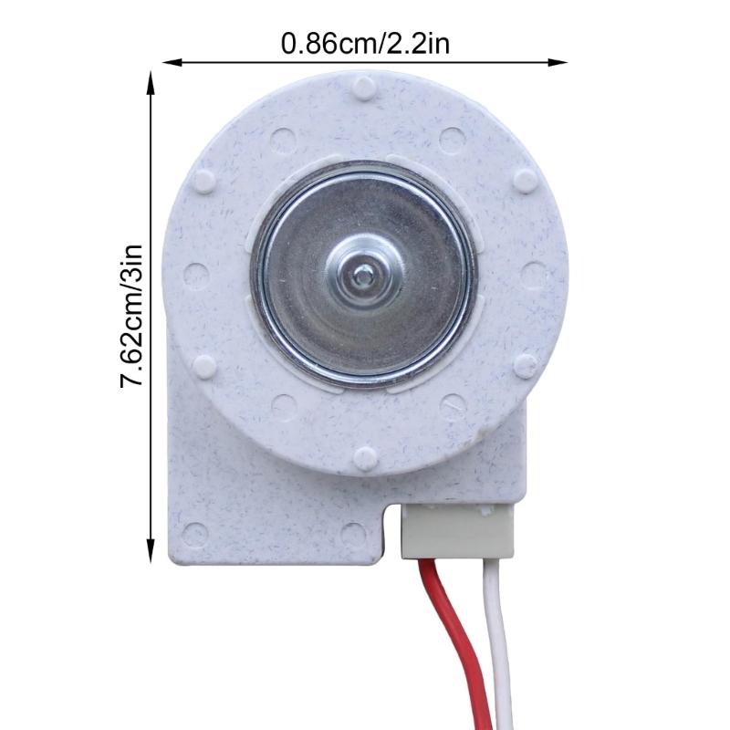 Quiet Refrigerator Fan Assembly for Replace W10276647 Precisions Cooling Component Freezer Condenser Motor Enduring