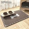 Waterproof Quick Dry Diatomaceous Earth Pet Mat Non Slip Rubber Back Absorbent Placemat for Pet Feeding Bowl