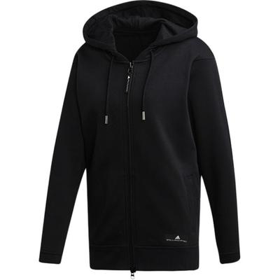 Stella McCartney Kollaboration Ess Hoodie Bequeme Kapuzen-Sportjacke Damenjacke Schwarz EA2543