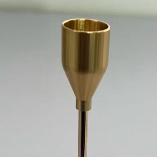 3/6Pcs/Set Vintage Tall Metal Candlestick Pillar Taper Candle Holder Home Living Room Christmas Wedding Party Candle Stand Dining Table Centerpiece