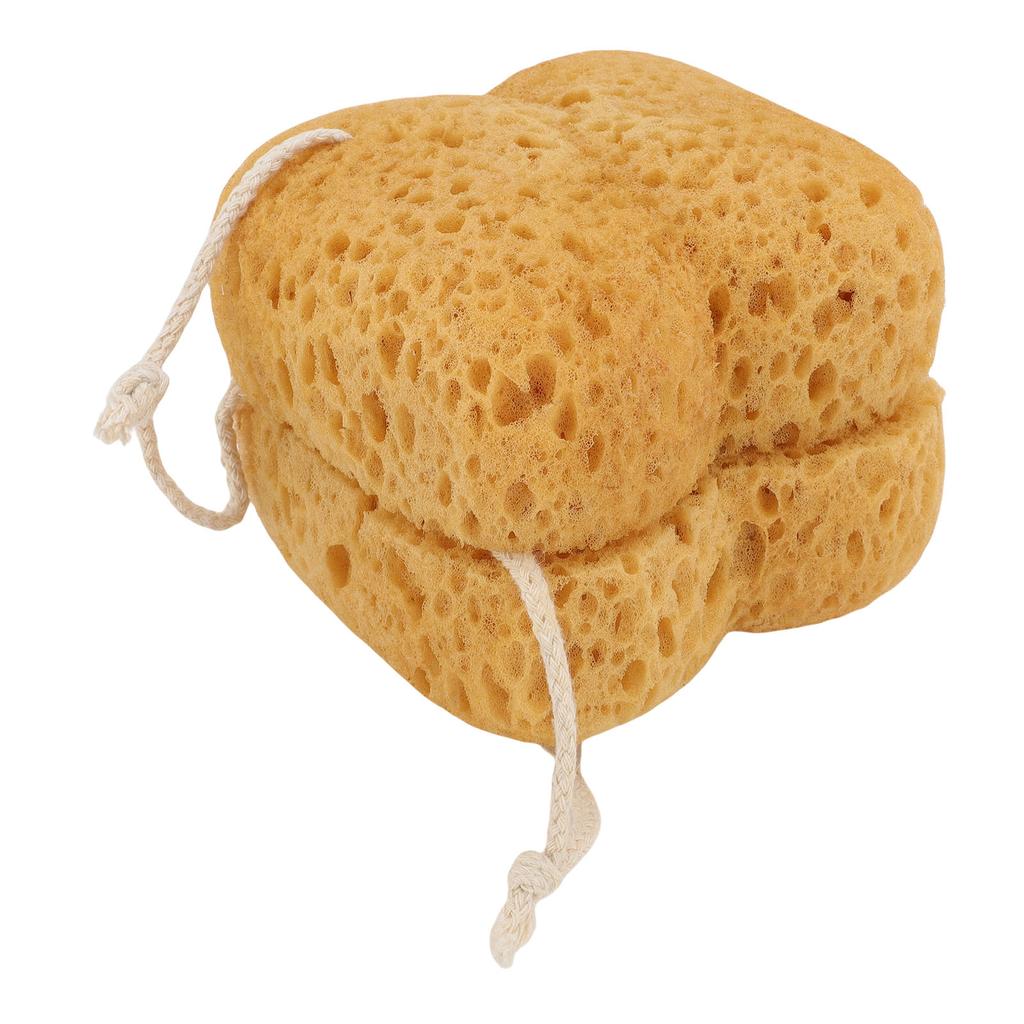 2 Pcs Exfoliating Bath Sponge Gentle Reusable Porous Shower Body Loofah Sponge for Massage