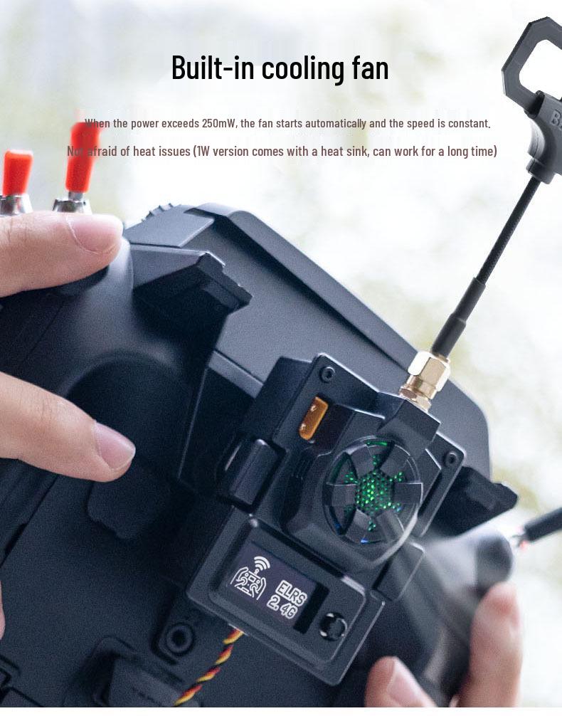 BETAFPV ELRS Micro Long-Range High-Frequency FPV Drone Signal Enhancer (2.4/915/868GHz Support)