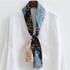 Korean Version of Spring and Summer Long Silk Scarves, Small Scarves, Scarves, Women's Versatile Printing Thin and Narrow Headbands Are Very Good Yao