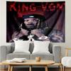 King Of The Rapper Tapestry Hanging for Bedroom,Livingroom, Playroom,Decor Art Room Wall Tapestry Holiday and Birthday Gifts