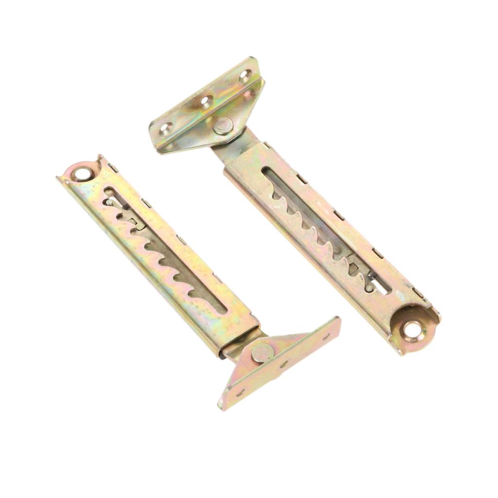 Adjustable angles straight pull rod lifting hinges ,2Pcs  adjustable gears, left and right iron angle lifting rod