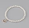 Retro Simple Smile Smile Bracelet Female Personality Smiley Face Round Bead Chain Trend Fresh Jewelry