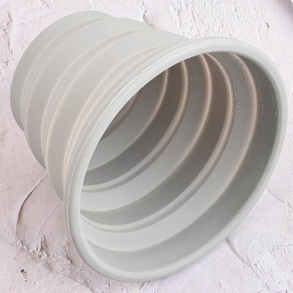 2025 Latest Model Silicone Collapsible Cups for Traveling, Reusable Folding