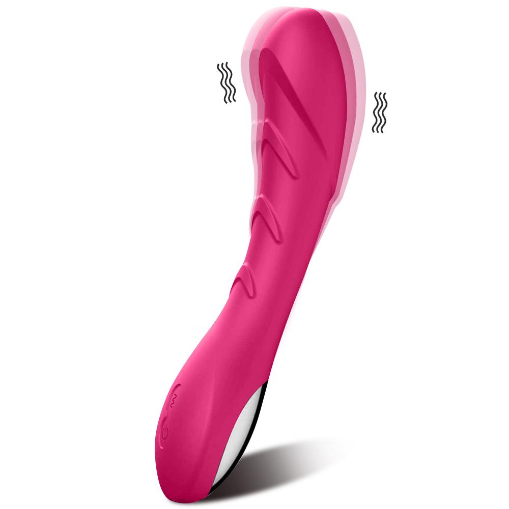 POMFW G-Spot Dildo Vibrator For Kvinner Klitoris Stimulator Myk Silikon Realistiske Vibratorer Sexy Leker Kvinne