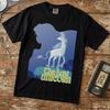 Last Unicorn Inspired Tee, Vintage Animated Fantasy Art Print Shirt, Unicorn Maiden Silhouette, Cult Cartoon Movie Gift