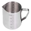Milk Frothing Jug Mug Stainless Steel Foam Making Coffee Pitcher with Measuring Scale for Home Party Bar550ML