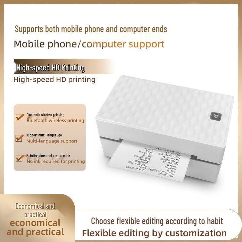 4" Express Bluetooth Thermal Label Printer for Clothing & Logistics