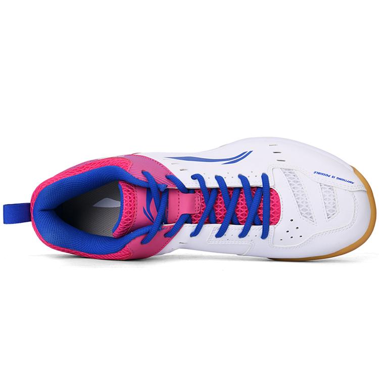 Li Ning Light Feather Textile, Synthetic Leather Cushioning Abrasion Resistant Breathable Lightweight Low top AYTS034-4