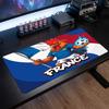 Tappetino Mouse Scudo Calcio Francia, Tappetino da Scrivania Esteso in Gomma Antiscivolo per Gaming Ufficio Laptop Regalo per Fan