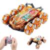 Funk Doggie 6-Wheel RC Stunt Car (360° Spin, LED & Sound, Mist Spray, 2.4GHz Remote, USB Rechargeable)