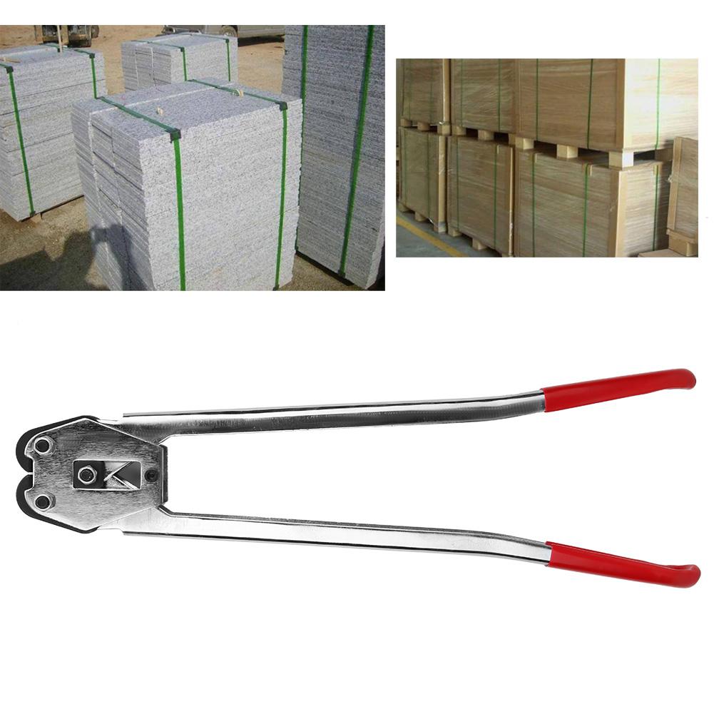 Strapping Crimper Pliers Packer Sealer Manual Banding Tool for PP PET Plastic Strap
