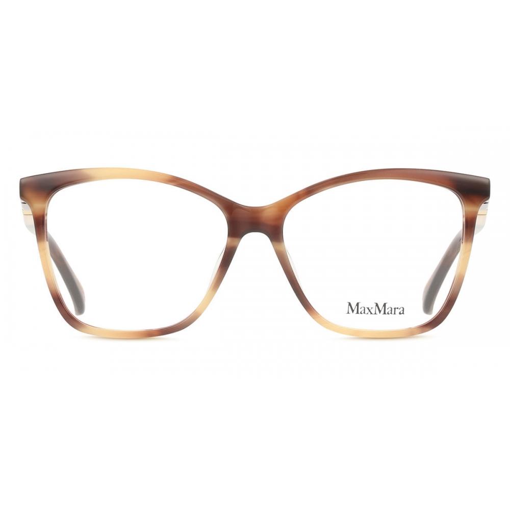 

Max Mara Mm5017 047 Women Eyeglasses Striped Brown/53-14-140