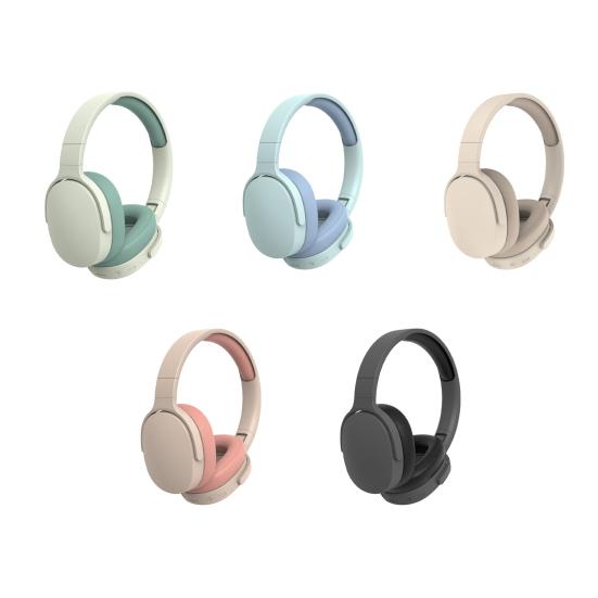 Bezdrátová sluchátka s mikrofonem, skládací, inteligentní redukce hluku, ergonomická, Bluetooth kompatibilní 5.1 stereo sluchátka přes uši, audio příslušenství