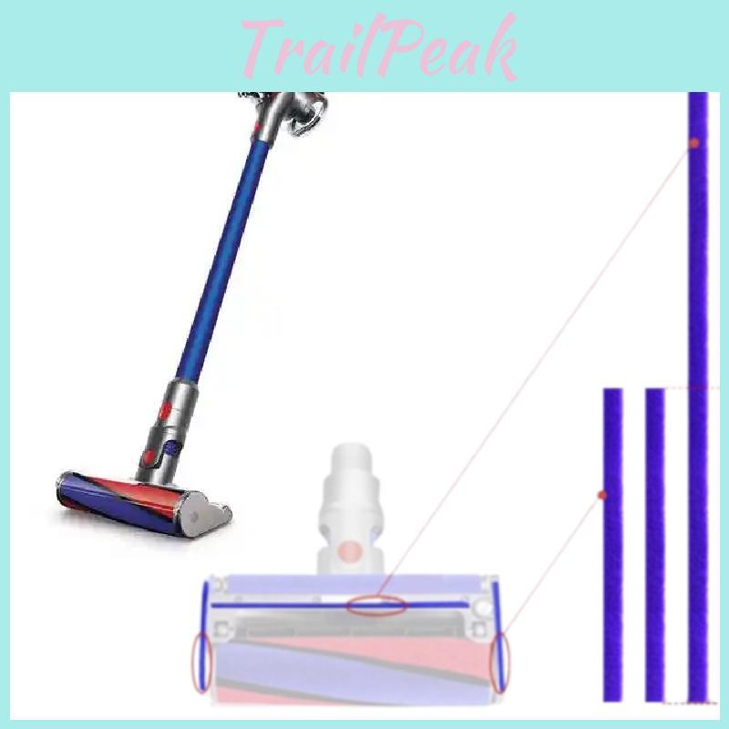 For Dyson Vacuum Cleaner V6 V7 V8 V10 V11 V12 V15 Soft Brush Attachments With Dusting Strips For Household Surface Cleaning