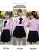 Women's College Style Long-Sleeve Shirt Dress - 2022 Spring Collection