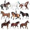 Children's Prancing Horse and Jockey Toy Set