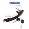 Car Exterior Door Handle Lock with 2 Keys for MK3 377837205 373837205 Replacement Door Handle Auto Accessories