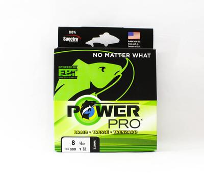 POWER PRO Braided Spectra Line 8lb X 300yds White (4871)