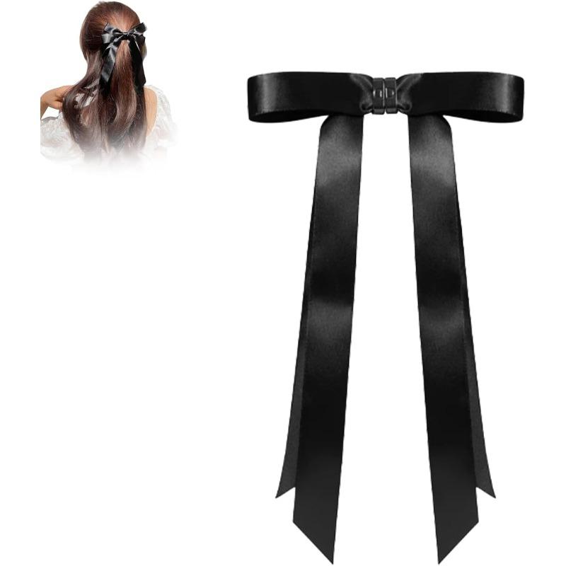 

Magnetic Butterfly Bow Hair Clip Strong Hold Anti-Slip Design for Daily Hairstyling Home Travel Use and Valentine s Day Gift чёрный